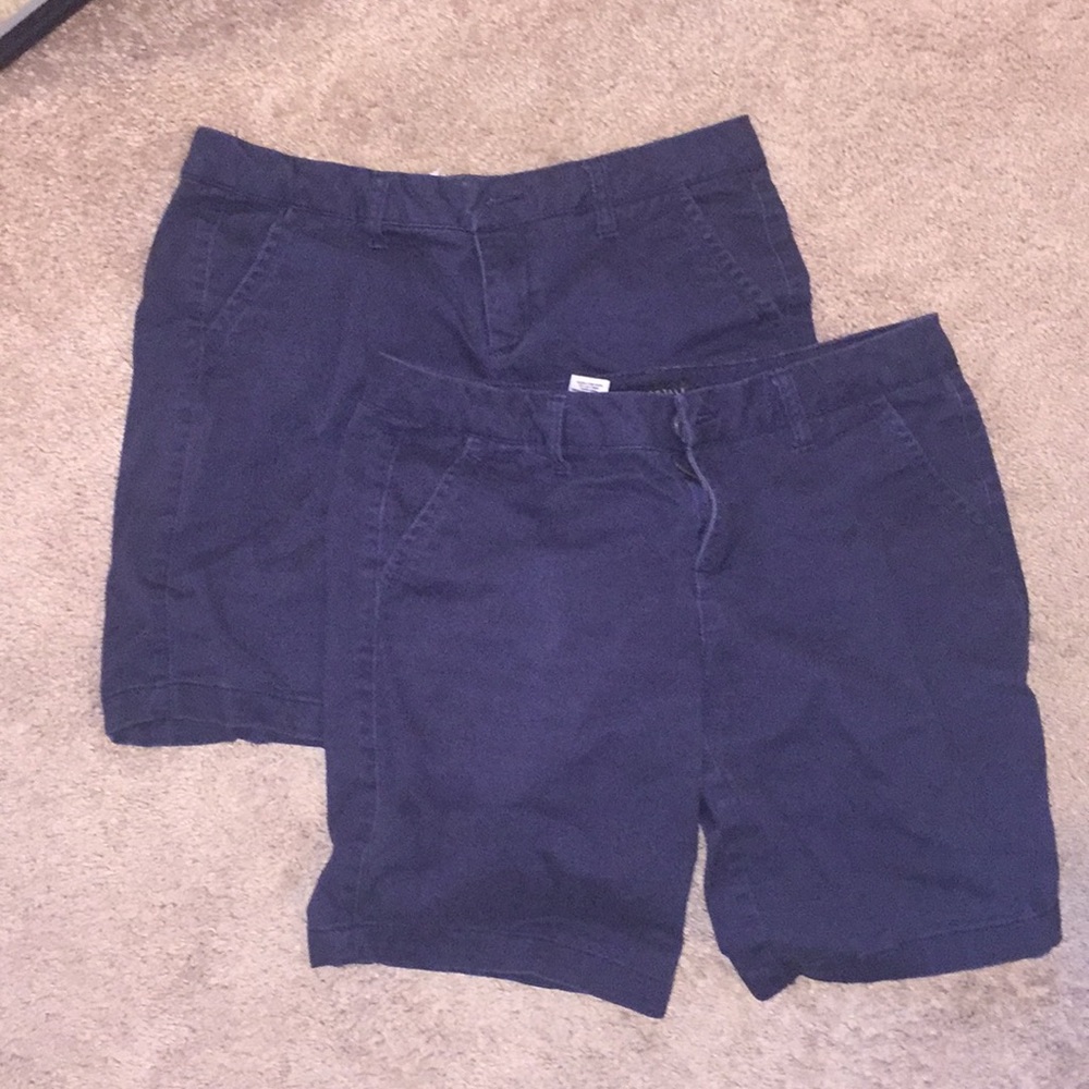 Navy uniform shorts